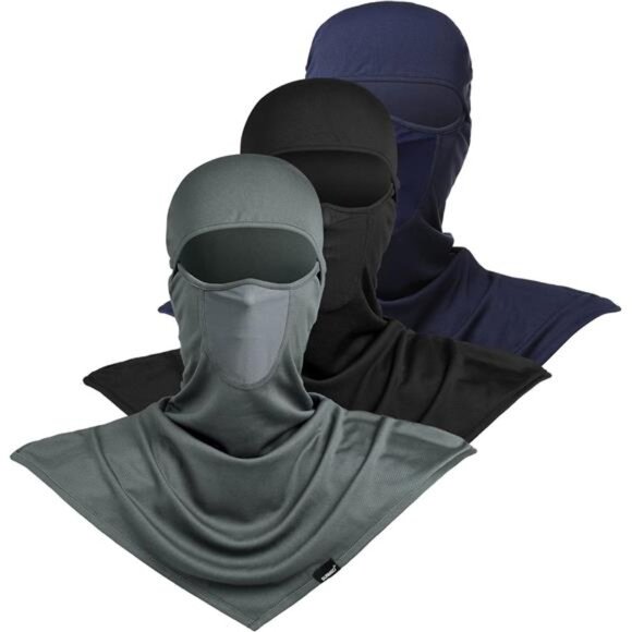 3 Pieces Balaclava - Summer Sun Protection Motorcycle Fishing Sun mask - Picture 1 of 7